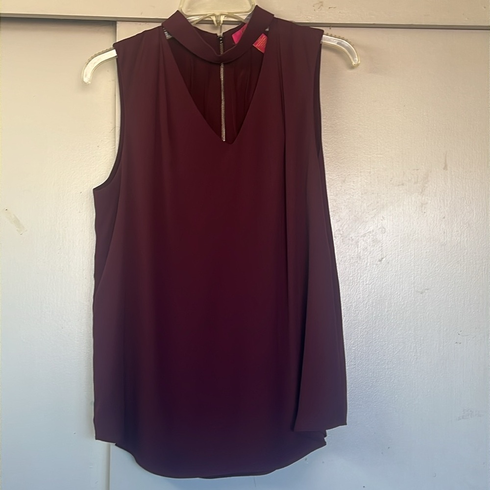 Catherine Malandrino Sleeveless Blouse Medium